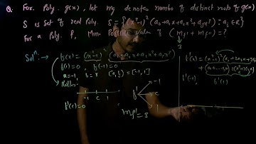 JEE Advance 2020, Rolles Theorem Based Problem
