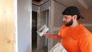 HOW TO USE A DRYWALL TROWEL | Drywall Finishing Construction Series #13