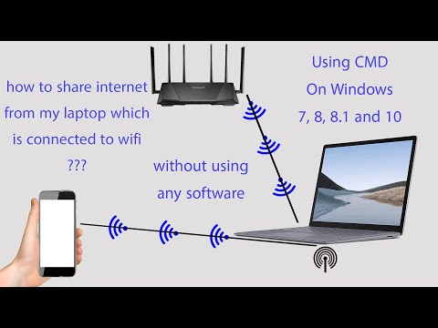 How to Share internet from Laptop Using CMD Turn windows 7810 laptop to Wi-Fi Hotspot by Balkh Tech