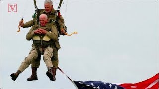 97-Year-Old Vet Parachutes Into Normandy, 75 Years After D-Day