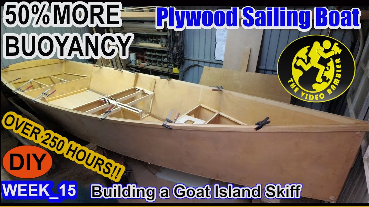 Building a Goat Island Skiff - WEEK_15 - homemade plywood sailing boat - YouTube