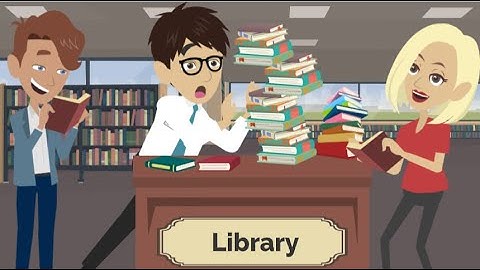 At the Library 📚 Conversation in English