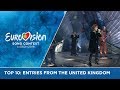 TOP 10: Entries from the United Kingdom