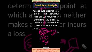 Break Even Analysis ❤️ ❤️❤️#viral #viralvideo #vralvideo #viralreels #shorts #diesel II BIKASH SIR