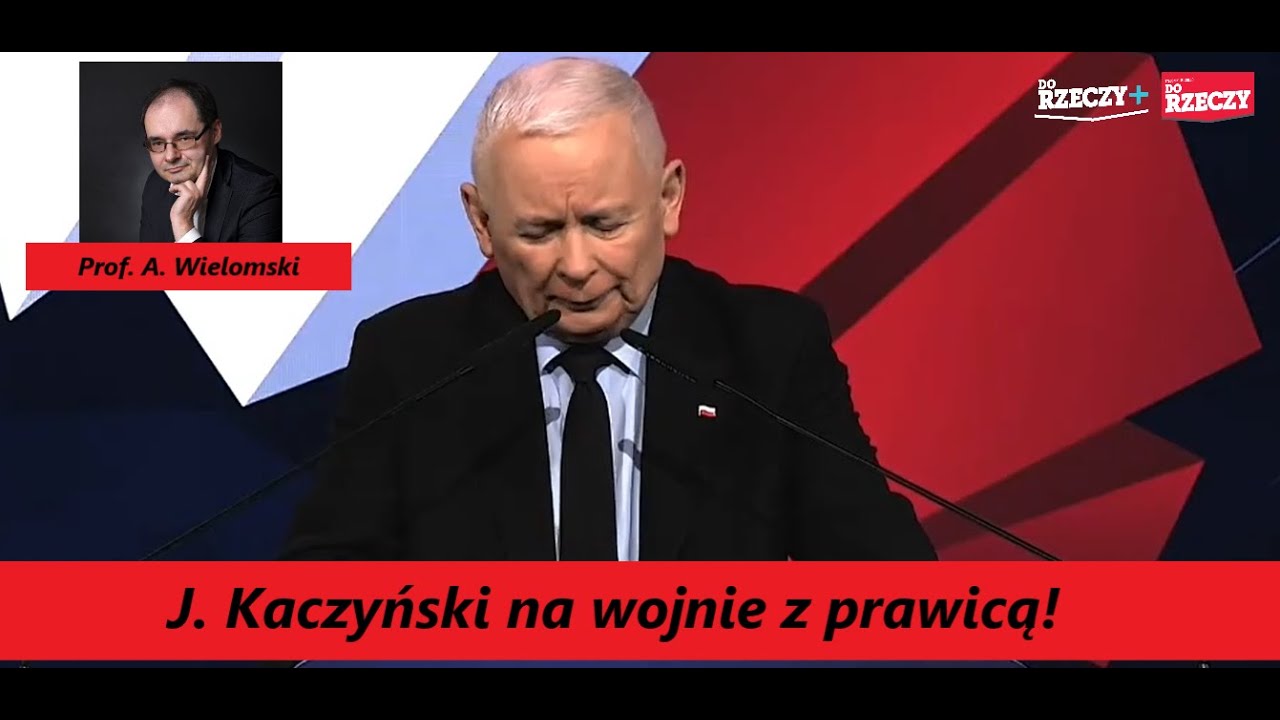 Miniatura: J. Kaczyński na wojnie z prawicą! PiS leci...