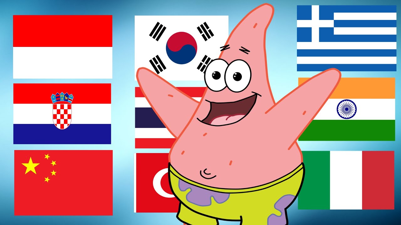 Patrick Star in different languages meme - YouTube
