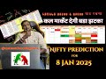 Nifty Prediction For Tomorrow | Nifty Analysis 8 Jan 2025 | कल 23800 & 23600 Levals भुलणा मत