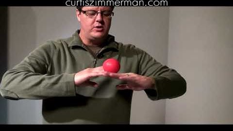 How to Contact Juggle:  Hand to Hand on Fingertips- Curtis Zimmerman