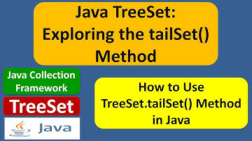 Java TreeSet: Exploring the tailSet() Method | Java Collection Framework