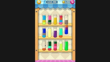 Water Sort Puzzle I Level 266 I  Facebook I SOLVED