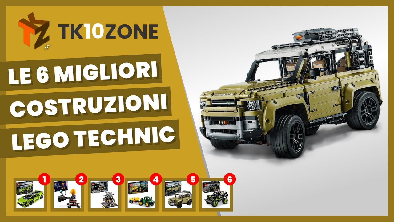 Le 6 migliori costruzioni Lego Technic - YouTube