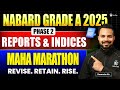 NABARD Grade A Phase 2 Reports & Indices Maha Marathon 2025 | NABARD ESI Current Affairs Revision
