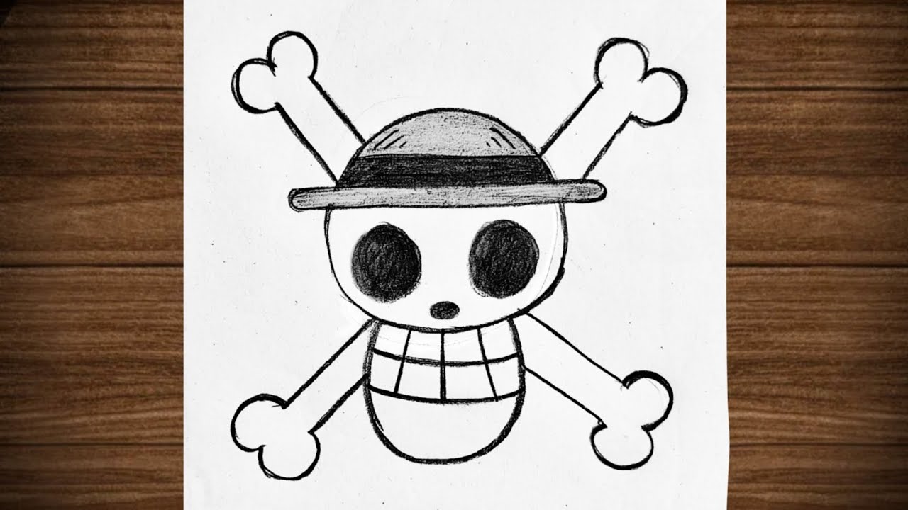 One Piece Logo Drawing | How To Draw One Piece Logo Easy Step By Step ...