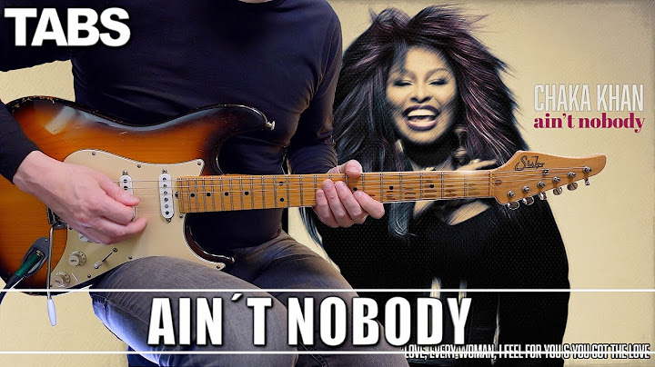 Ain't Nobody Guitar version - Guitar performance video thumbnail