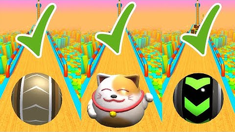 🔥Action Balls Vs Sky Rolling Ball 3d  Speedrun Gameplays Race 1| Android games
