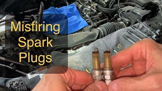 This is How Misfiring Spark Plugs Look Like (acceleration hesitation)