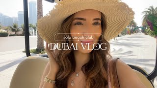 DUBAI VLOG  SOLO BEACH CLUB DAY / WEST BEACH / JBR DINNER / EMOTION GRIEF MOMENT