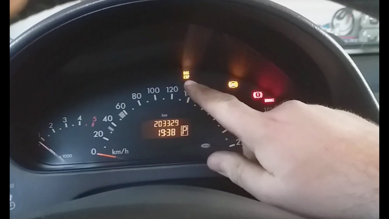 Mercedes-Benz A Class W168 Bas - Abs/ Esp Lights Easy Solving Problem - Youtube