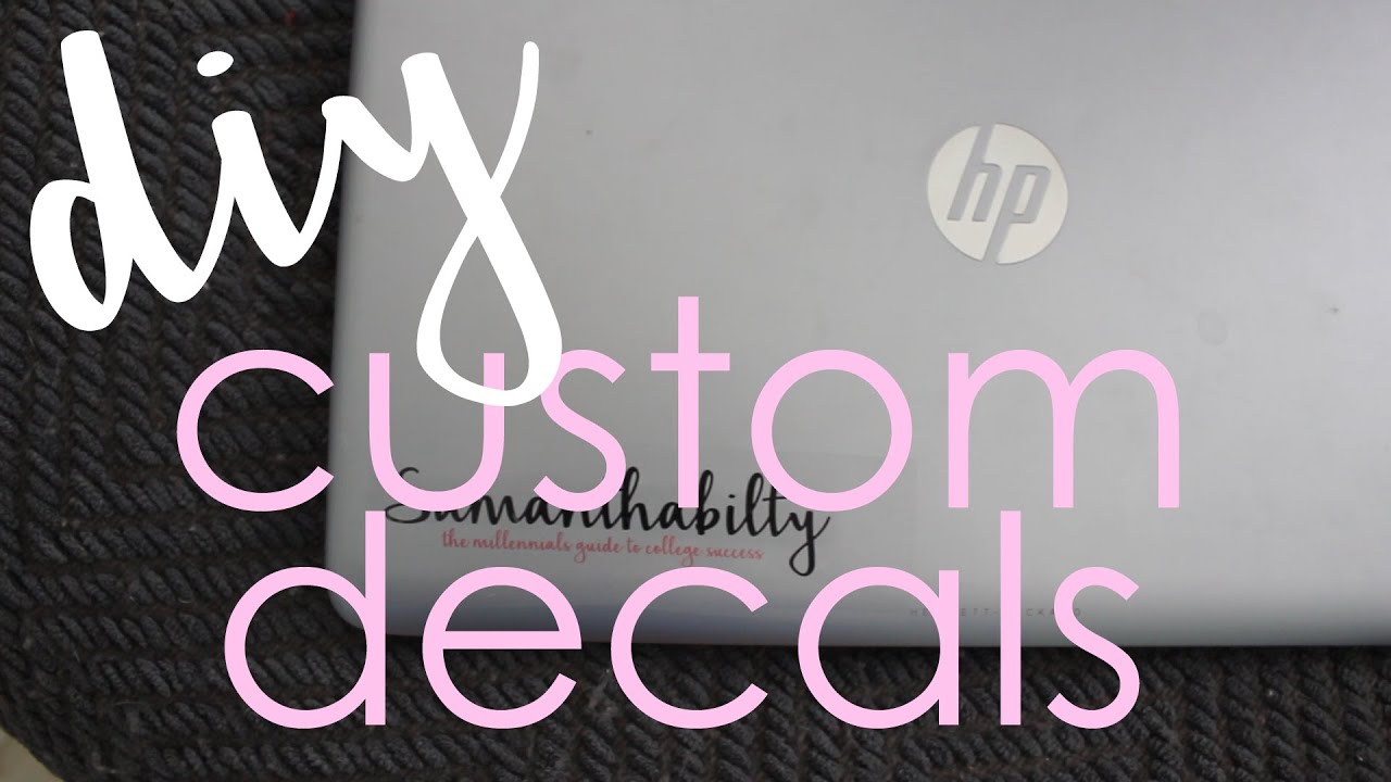 DIY Custom Decal YouTube