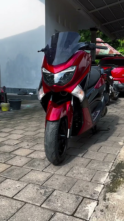 Finish repaint nmax red candy #kinclong #restorasi #diy #diymotorcycle #motorcycle #shortvideo