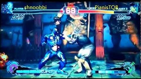 ssf4 AE M.Bison (PianisTQ8) vs Seth (shnoobbi) - Offline matches