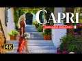 4k walking tour of capri  the most beautiful island in italy