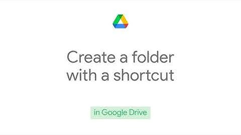 How to: Create a folder with a shortcut in Google Drive