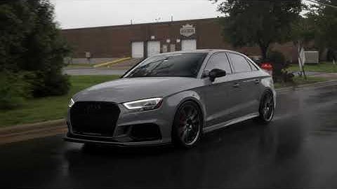 Audi RS3 gets a grocery list of Upgrades! (Coilovers, Intake, Intercooler, etc.)