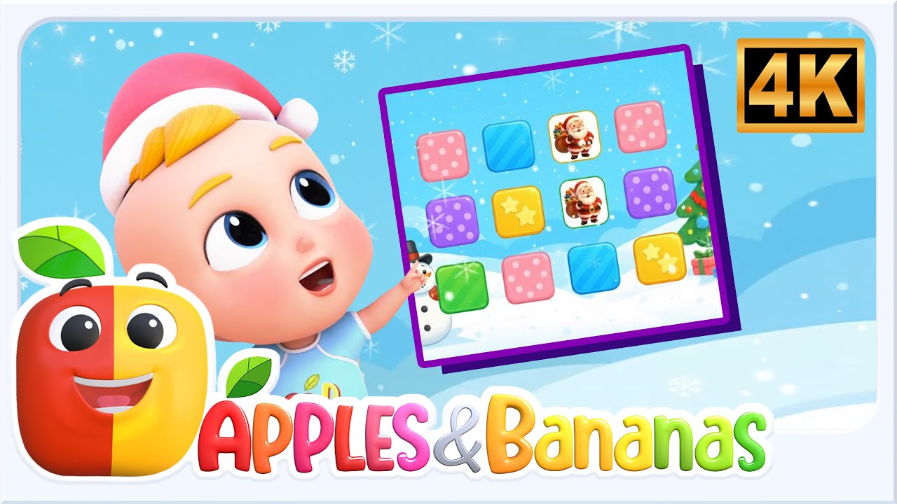 Sing Apples & Bananas This Christmas | Kids Holiday App Promo  