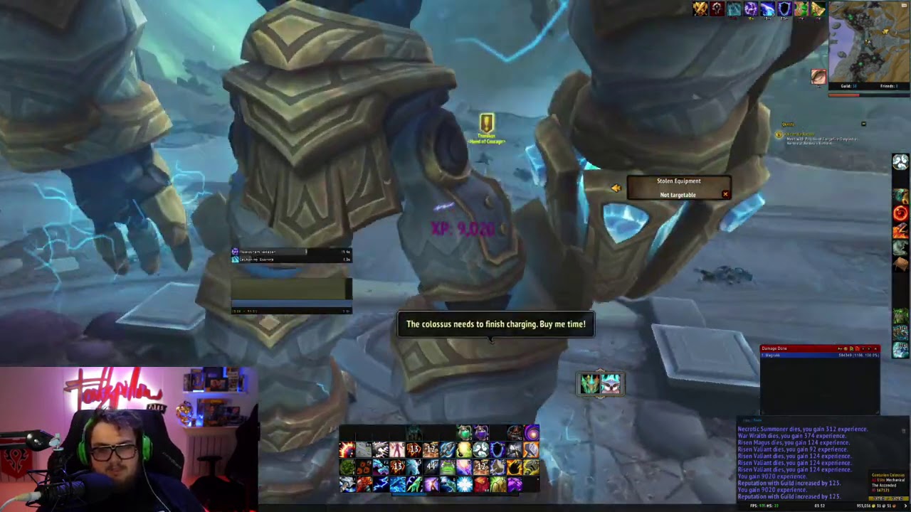 Expení WOW Shadowlands Level 55