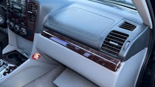 How to remove the air vent. Jak zdemontować kratkę nawiewu. Grand Vitara XL7. Suzuki
