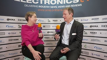 Jason Spera from Aegis Software at Productronica 2025