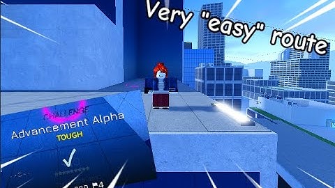 ADVANCEMENT ALPHA COMPLETE (with guide) I Parkour Reborn I Roblox