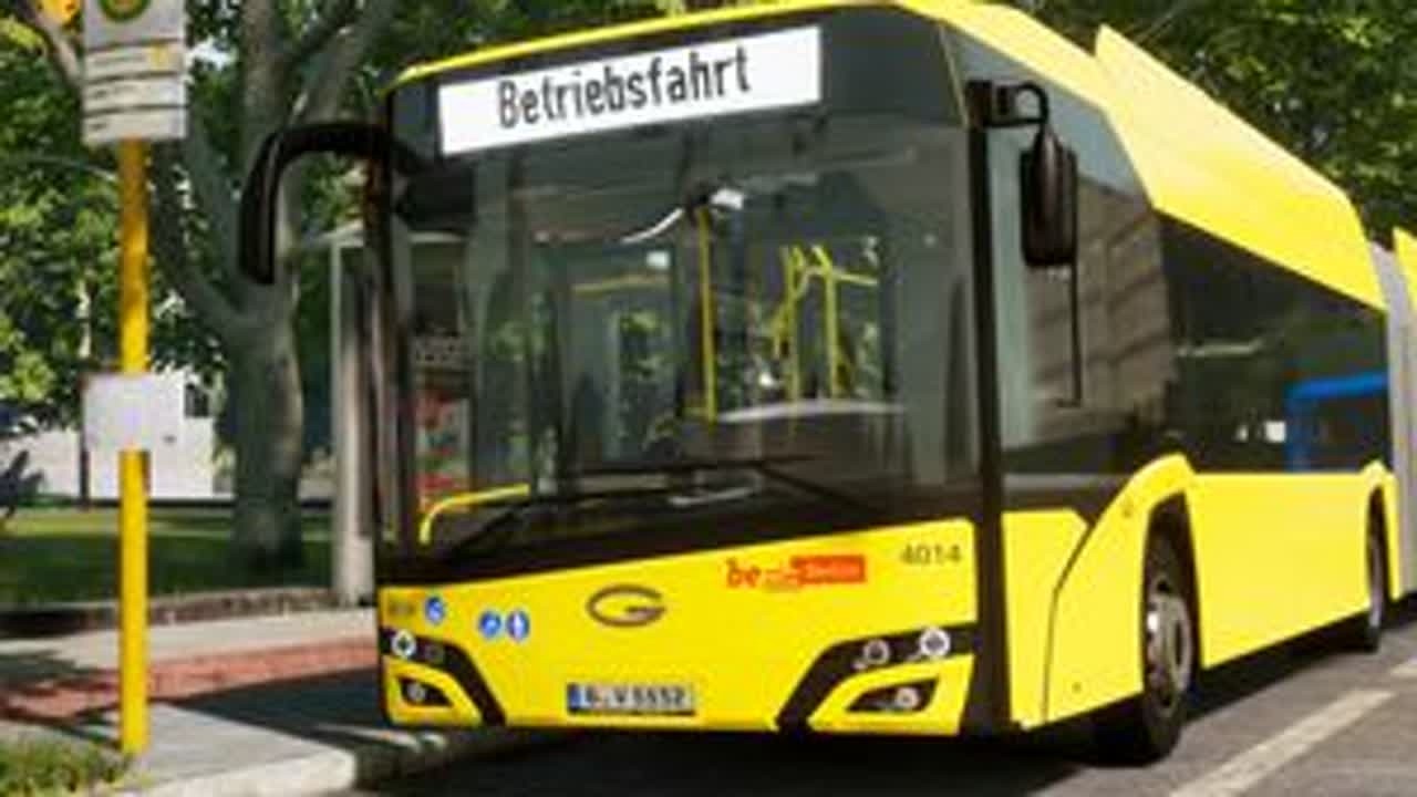 《城市公交模拟》驾驶18米索拉瑞斯从音乐厅南出发经停市政厅 #城市公交模拟 #柏林  #索拉瑞斯 #公交车 #单机游戏 游戏：The Bus《城市公交模拟》简介：The Bus是一款次世代的...