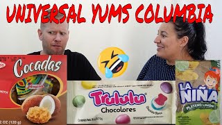 A better 3 Musketeers? Universal Yums, Trying Snacks from Columbia! Unboxing and Taste Test