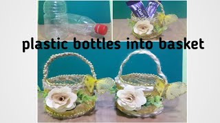 Candy basket / Souvenir / Give aways/ using plastic bottles