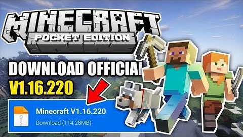 Download Minecraft Pocket Edition 1.16.220 On Android | Minecraft Latest Version Download