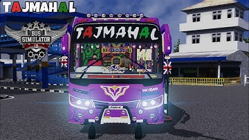 TAJMAHAL Kerala Bus Mod In Bus Simulator Indonesia - Bussid Bus Mod - Bussid Car Mod - Bussid