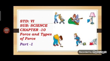 Chapter-10 Force and Types of Force (Part-1) Std-6