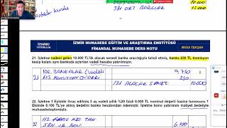 SMMM Yeterlilik Finansal Muhasebe 3