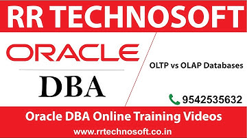 OLTP vs OLAP Databases | Oracle DBA Tutorials for the Beginners | RR TECHNOSOFT
