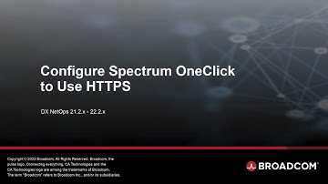 Configure Spectrum OneClick to Use HTTPS