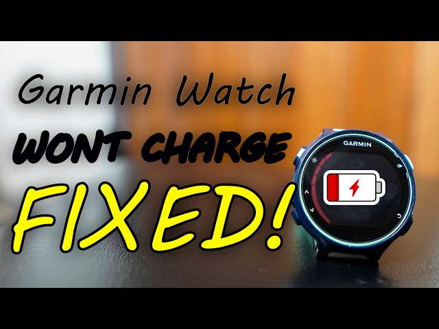 Garmin Watch Won't hold Charge - FIX - Garmin 735 XT