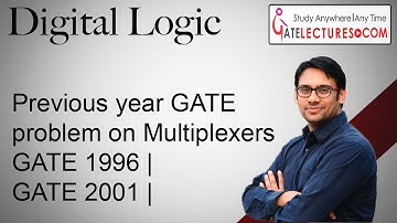 Previous year GATE problem on Multiplexers | GATE 1996 | GATE 2001