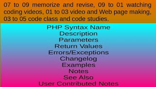 Main Points Of Codes