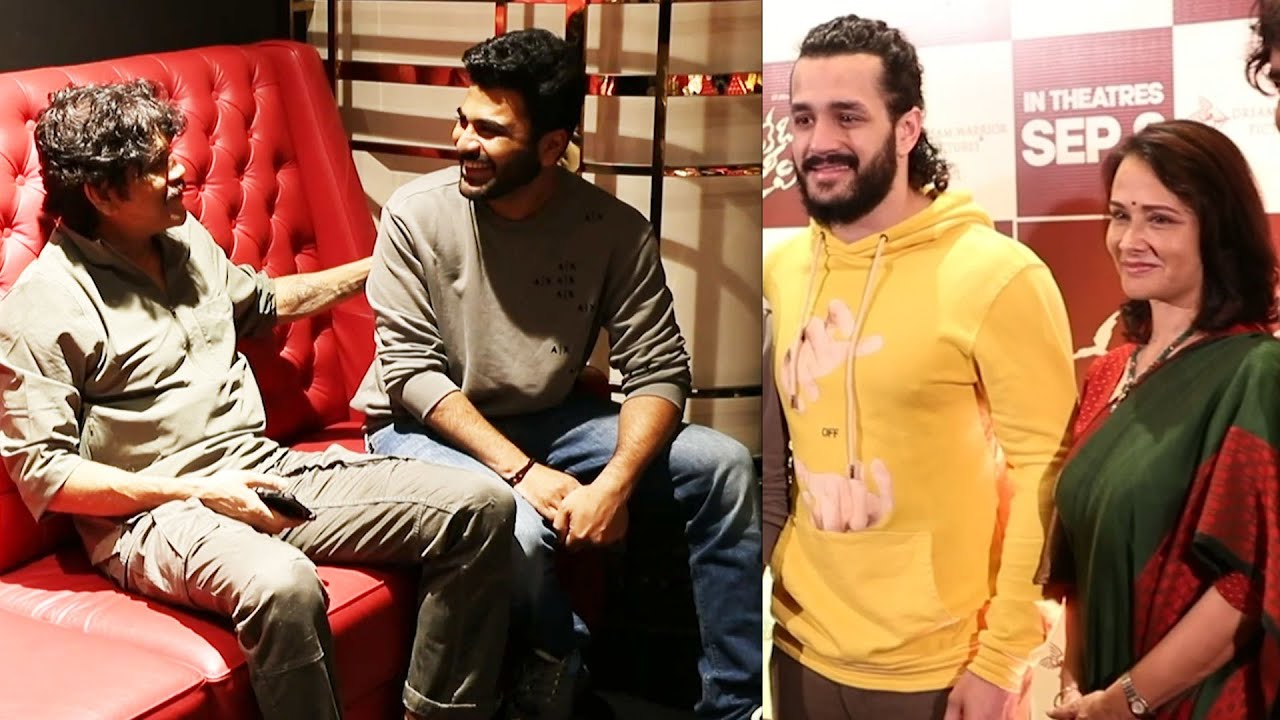nagarjuna-conversation-with-sharwananadh-amala-akhil-akkineni-oke