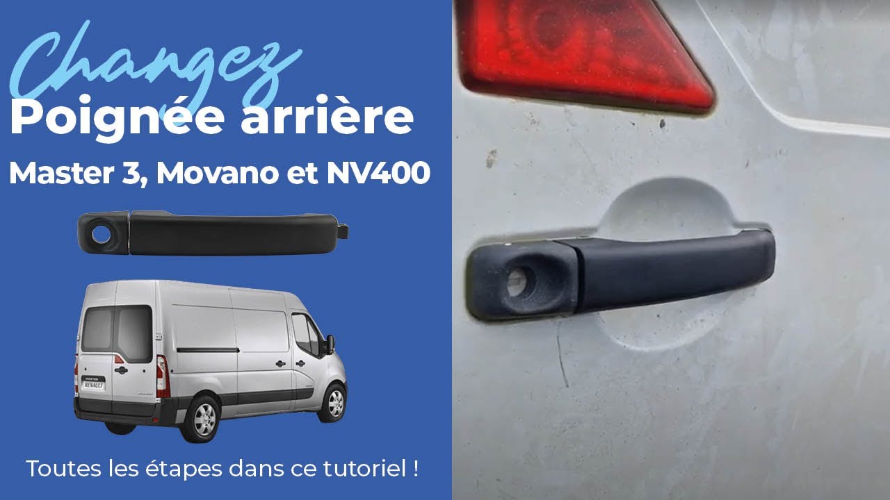 SERRURE PORTE COULISSANTE complet POUR RENAULT MASTER OPEL MOVANO NISSAN  NV400 à partir 2010 [NEUF] - Équipement auto