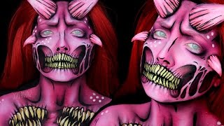 Pop Art Demon Halloween Makeup Tutorial w/ RawBeautyKristi