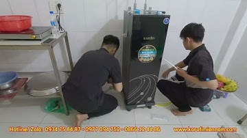 REVIEW Lắp Đặt Máy Lọc Nước Nóng Nguội Karofi 11 Lõi KAH-D15 New 2024 Tại Quận 12 Hồ Chí Minh