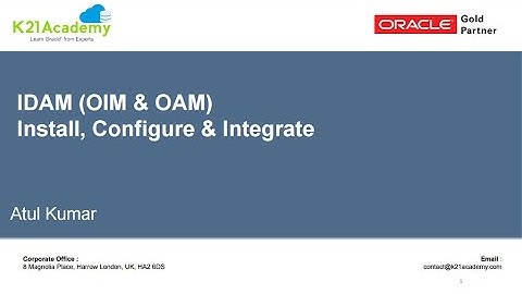 IDAM ( OAM & OIM ) Installation Overview : How To Install IDAM